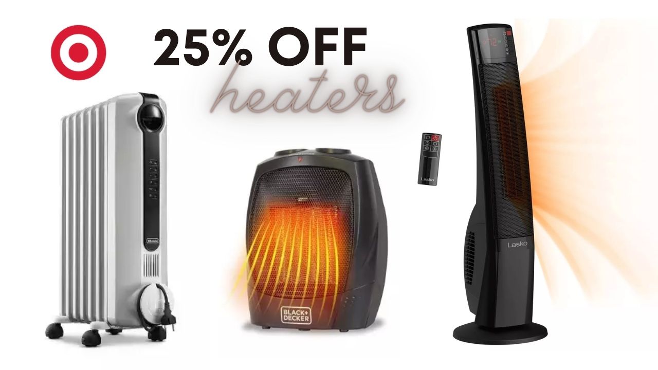 Target 25 Off Indoor Heaters Southern Savers