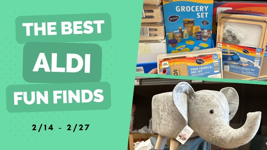 Aldi Fun Finds | New Kid Room Stuff + The PERFECT Toy Shopping Cart ...