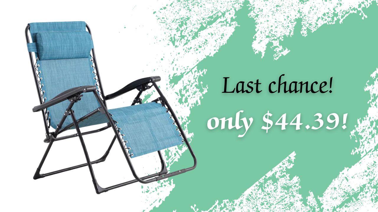 Zero gravity chair: Get this best-selling Kohl's patio seat for half off