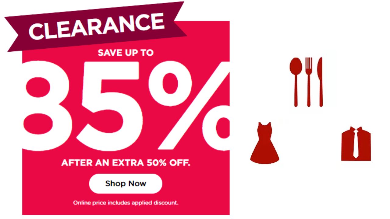 Super markdowns of up to 80% happening during Kohl's clearance