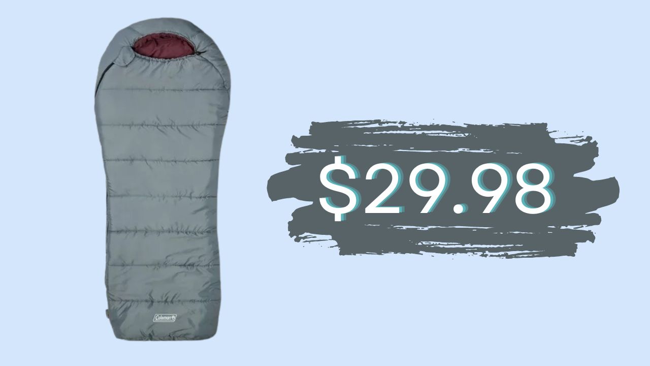 Coleman Tidelands Big & Tall 50-Degree Sleeping Bag $29.98 (reg. $75 ...