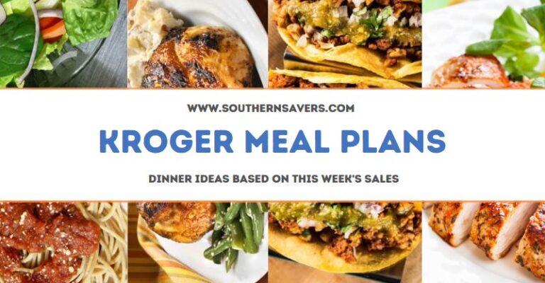 Kroger Meal Plans: Dinner Ideas Based on Sales Starting 9/18 ...