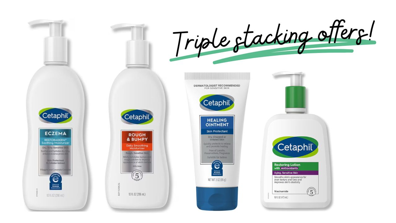 Triple Stacking Cetaphil Offers at Walgreens | $5.94 Eczema Lotion ...