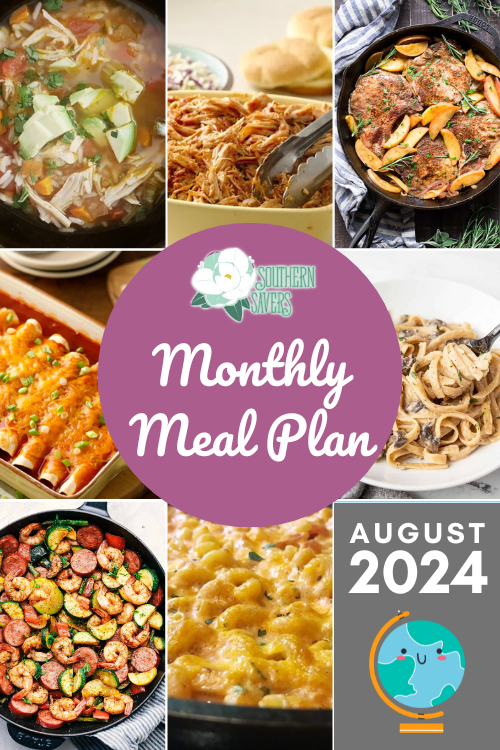 August-2024-Monthly-Meal-Plan-pinterest Southern Savers خطة الوجبات الشهرية المجانية لشهر أغسطس 2024 :: Southern Savers