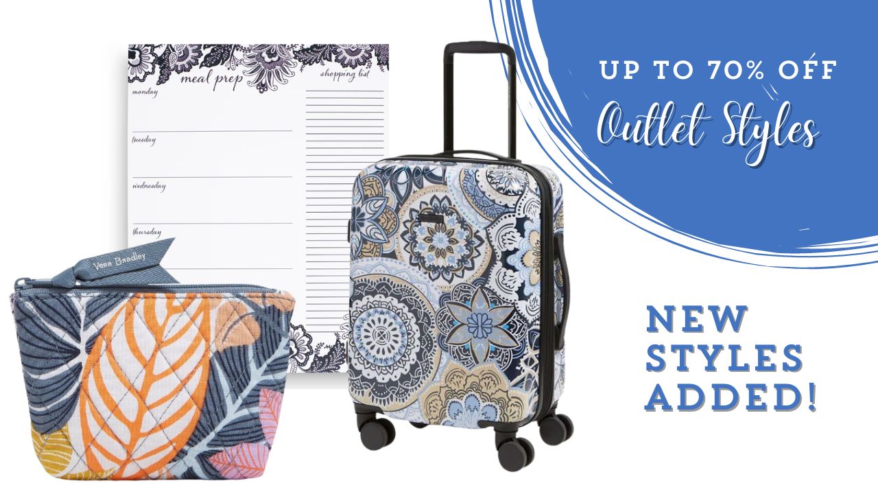 Vera Bradley Outlet | 70% Off + New Styles Added! :: Southern Savers