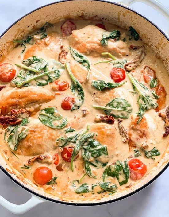 spinach chicken