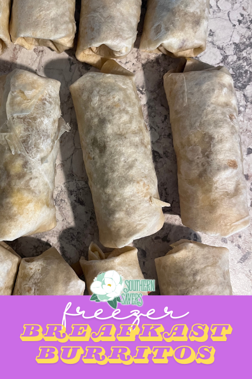 Make a big batch of these freezer breakfast burritos and you'll have an easy option for the morning. They heat up in just a couple minutes in the microwave!