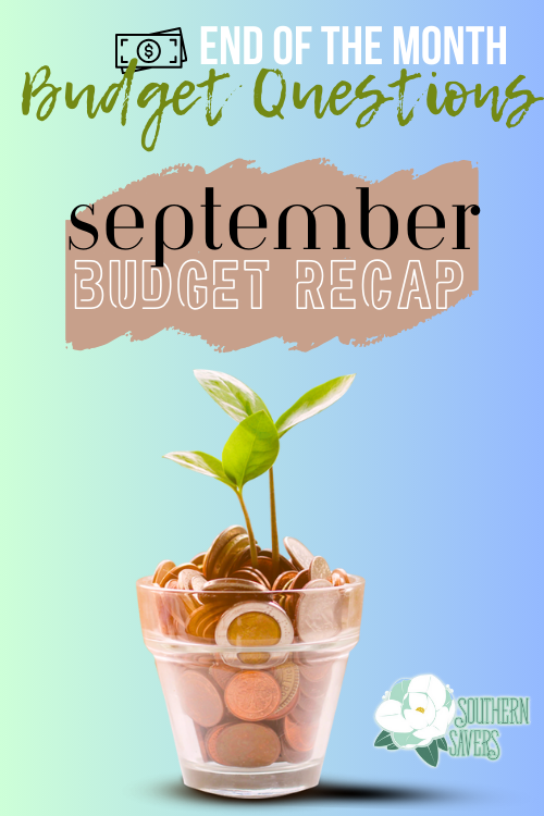 Every month I like to ask myself the same questions about our budget and spending. Join me for inspiration as I do my September budget recap!