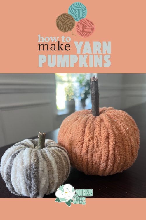 Looking for a frugal way to decorate your home for fall? Here's an easy way to make yarn pumpkins, with lots of options for variety!