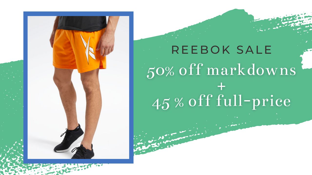 Reebok Sale 45 Off Full Price Styles 50 Off Markdowns Southern Savers