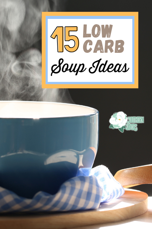 As the weather cools off, I'm in the mood for soup. These 15 low carb soup recipes will fill your belly while keeping your blood sugar low!