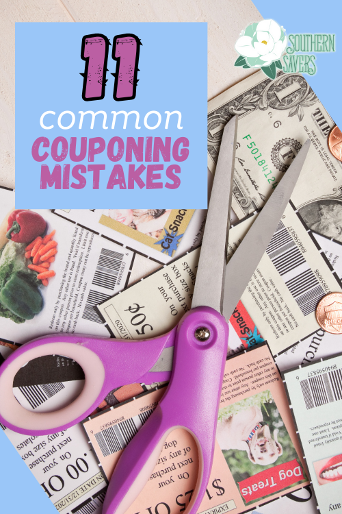 Couponing can be an effective way to save money on groceries, but make sure you don't fall into one of these 11 common couponing mistakes!