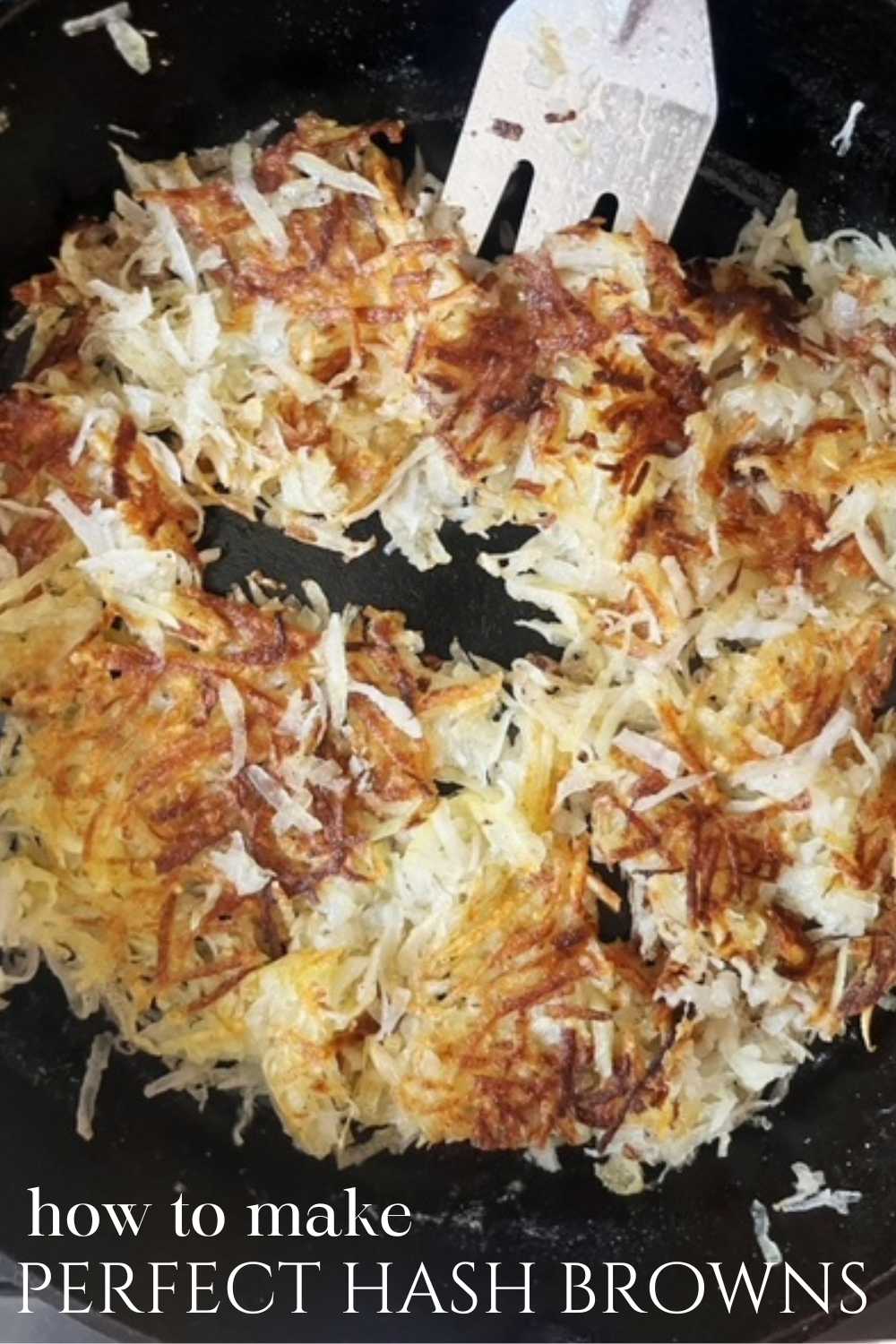 Are you wanting to make the perfect hash browns? This recipe is for you! Pair them with your favorite breakfast foods: bacon, eggs, sausage, etc.