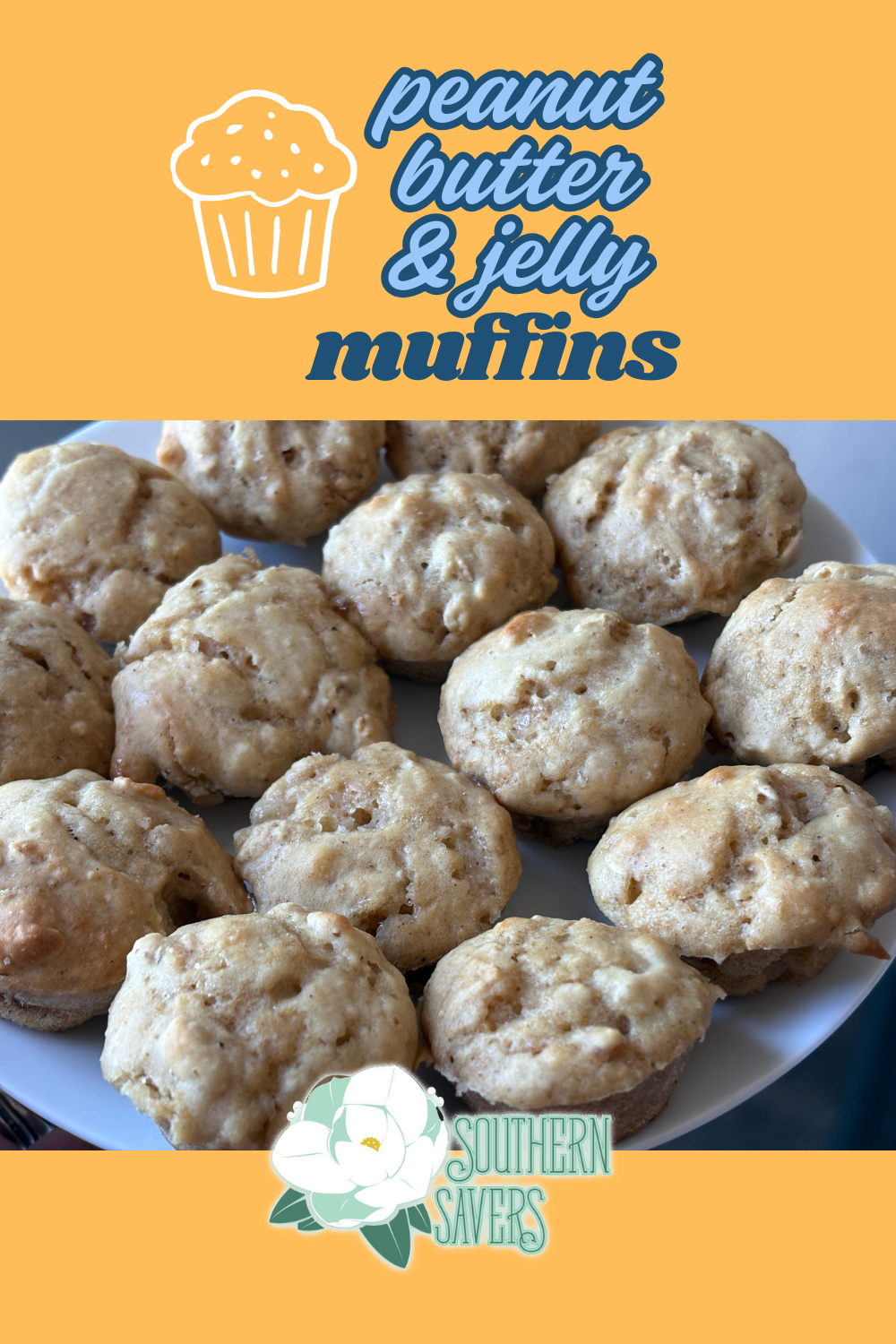 These peanut butter and jelly muffins use pantry ingredients and are perfect for an on-the-go nibble or an after school snack. 