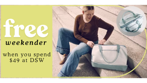 DSW.com | Free Weekender with $49+ Purchase + Code :: Southern Savers