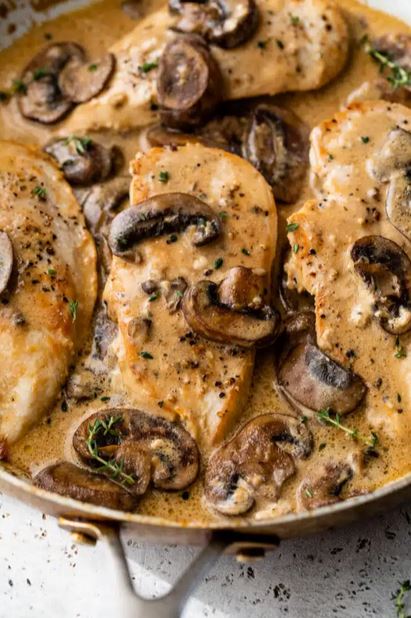 mushroom chicken