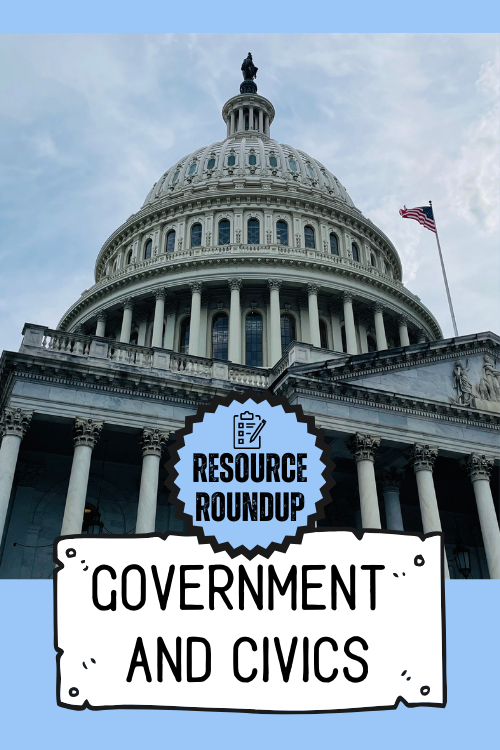 Whether you homeschool or teach in another educational setting, here is a civics and government resource roundup to supplement your kids' learning.